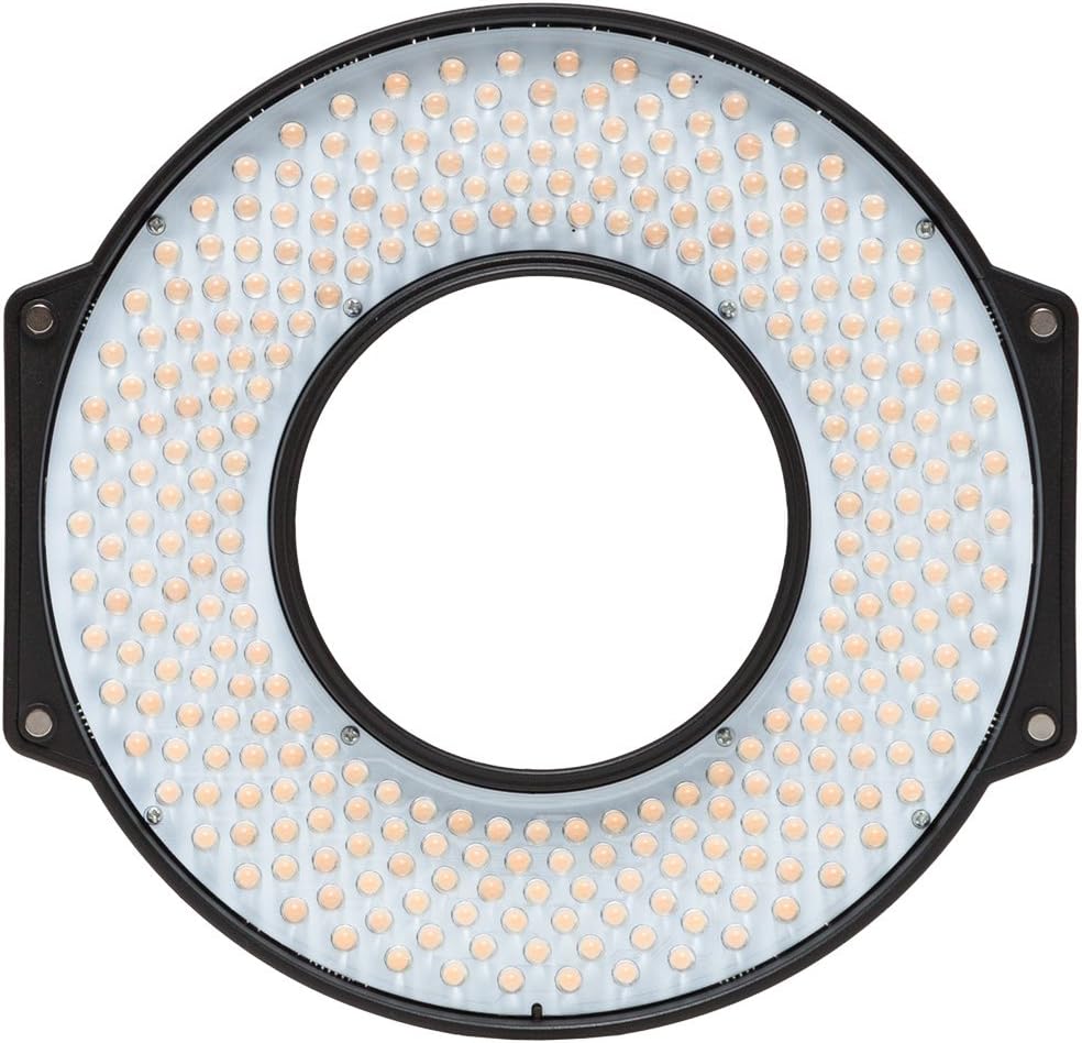 F&V R-300S SE Bi-Color LED Photo Video Ring Light with Lens Mount and Carrying Case