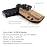 POLE.CRAFT G17 Holster, Kydex IWB Holster for Glock 17 / Glock 22 / Glock 31 - Inside Waistband Carry Holster - Guns Accessories for Glock 17 Pistol (Tan, Right Hand)