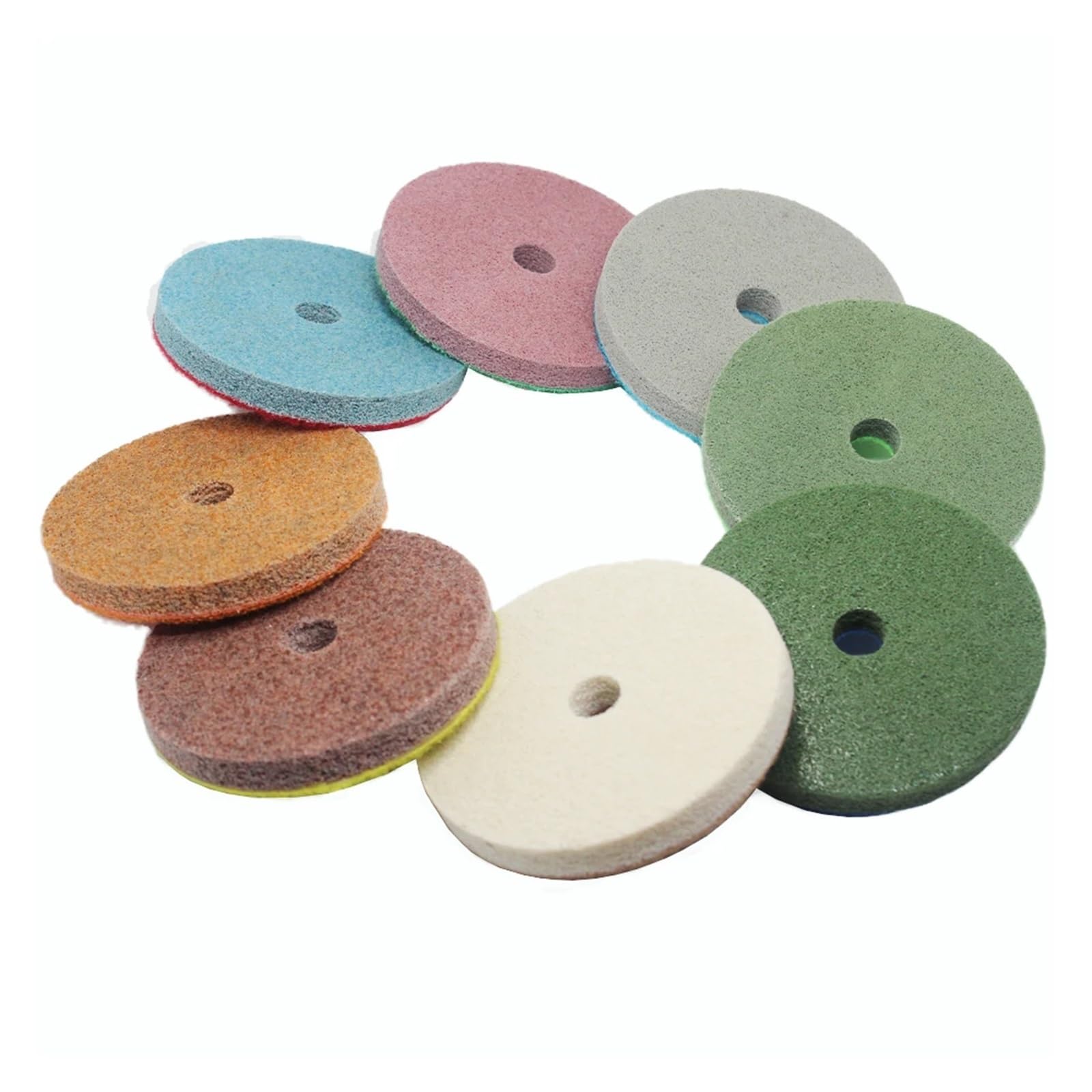 Kit de discos de pulido de diamante, Almohadillas de pulido diamante 3-4 pulgadas, grano 150-10000, paquete 11 for piedra y hormigón(1pc Grit 1000,3 inches)
