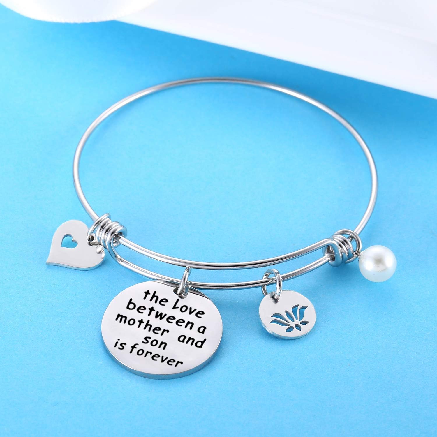 Nimteve Mom Gifts From Daughter Son Mother Bracelet Bangle Jewellery Gifts For Women - Image 4