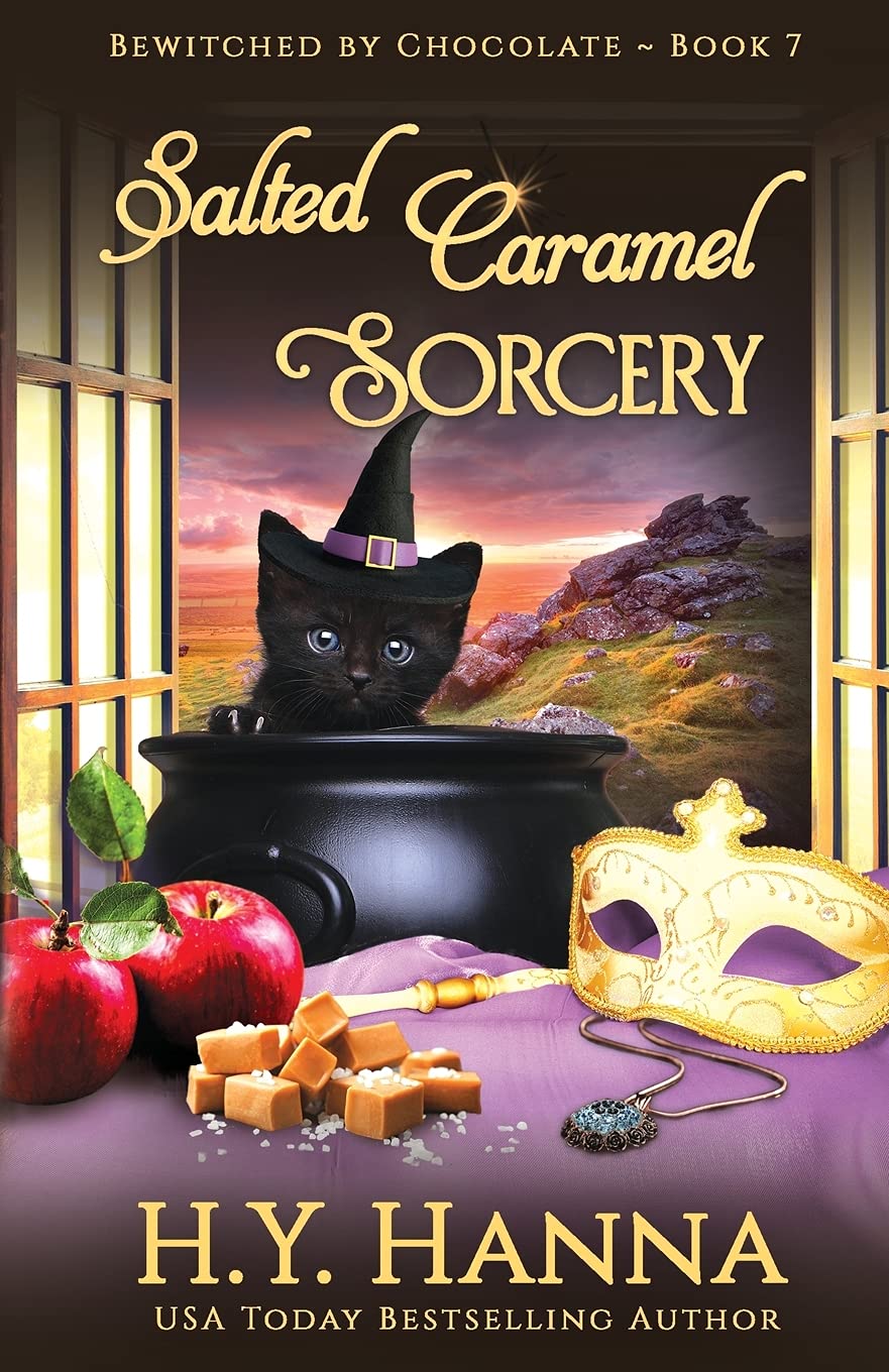 Salted Caramel Sorcery: (BEWITCHED BY CHOCOLATE ~ Book 7): Bewitched By Chocolate Mysteries - Book 7 (Bewitched by Chocolate Cozy Fantasy Witch Mysteries)