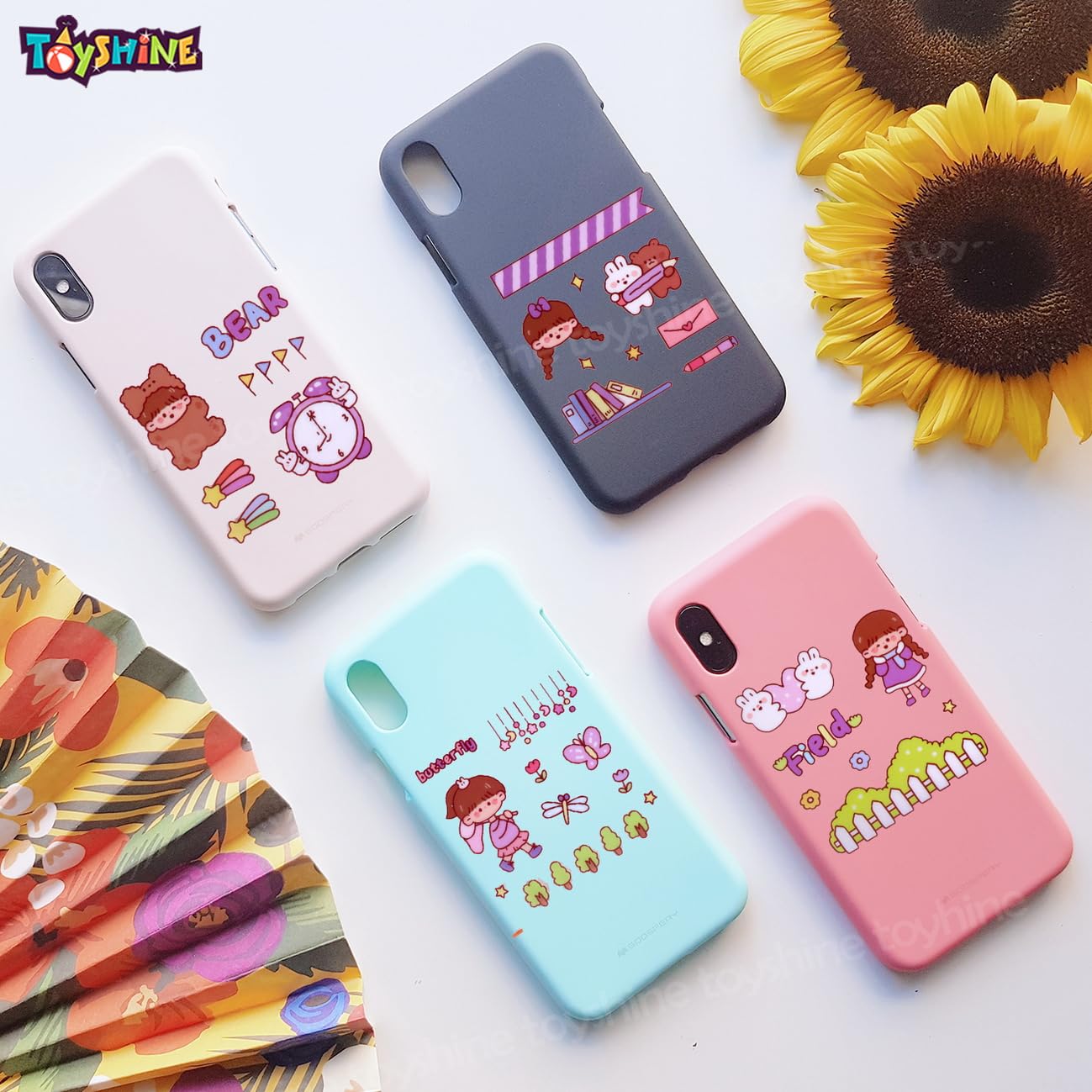 Toyshine 2000 adesivi impermeabili in vinile trasparente, adesivi kawaii Washi divertenti per bottiglia d'acqua, laptop, album di ritagli, diari, 200 fogli adesivi in scatola, regali per bambini,
