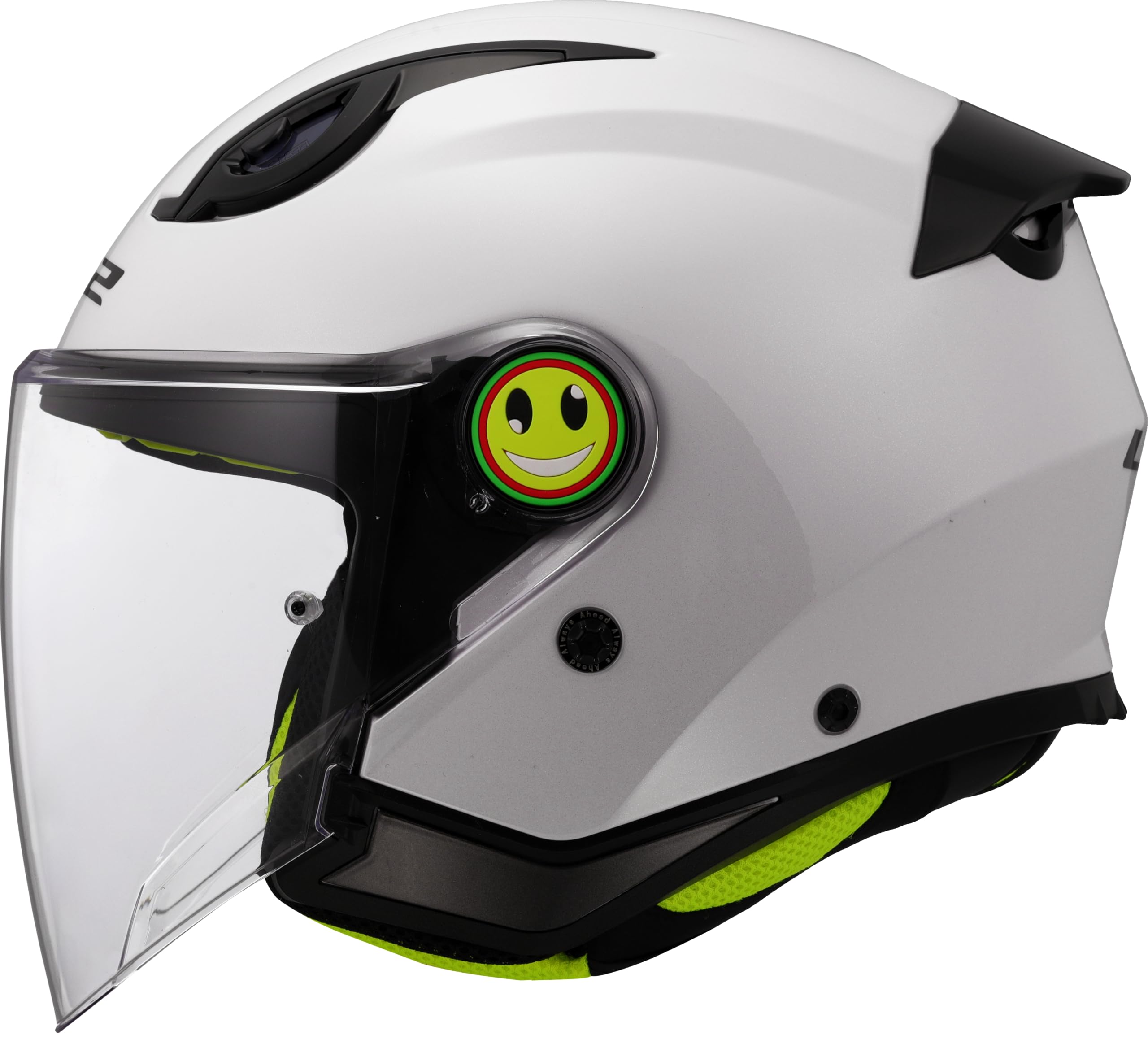 LS2, Casco Moto Jet para Niños FUNNY II SOLID Gloss White, S
