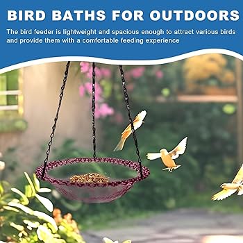 残１。メタル ウォーターバードバス バードフィダー Amazon.co.jp: 直径11.4インチ 幅*高さ27.5インチ 鋳鉄製台座