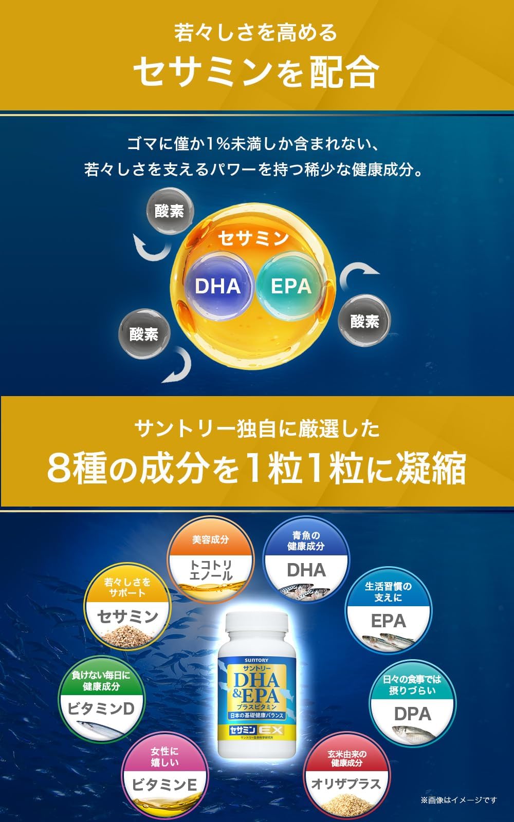 Amazon.co.jp: サントリー DHA&EPA+セサミンEX オメガ3脂肪酸 DHA EPA Amazon.co.jp: サントリー DHA&EPA+セサミンEX オメガ3脂肪酸 DHA EPA