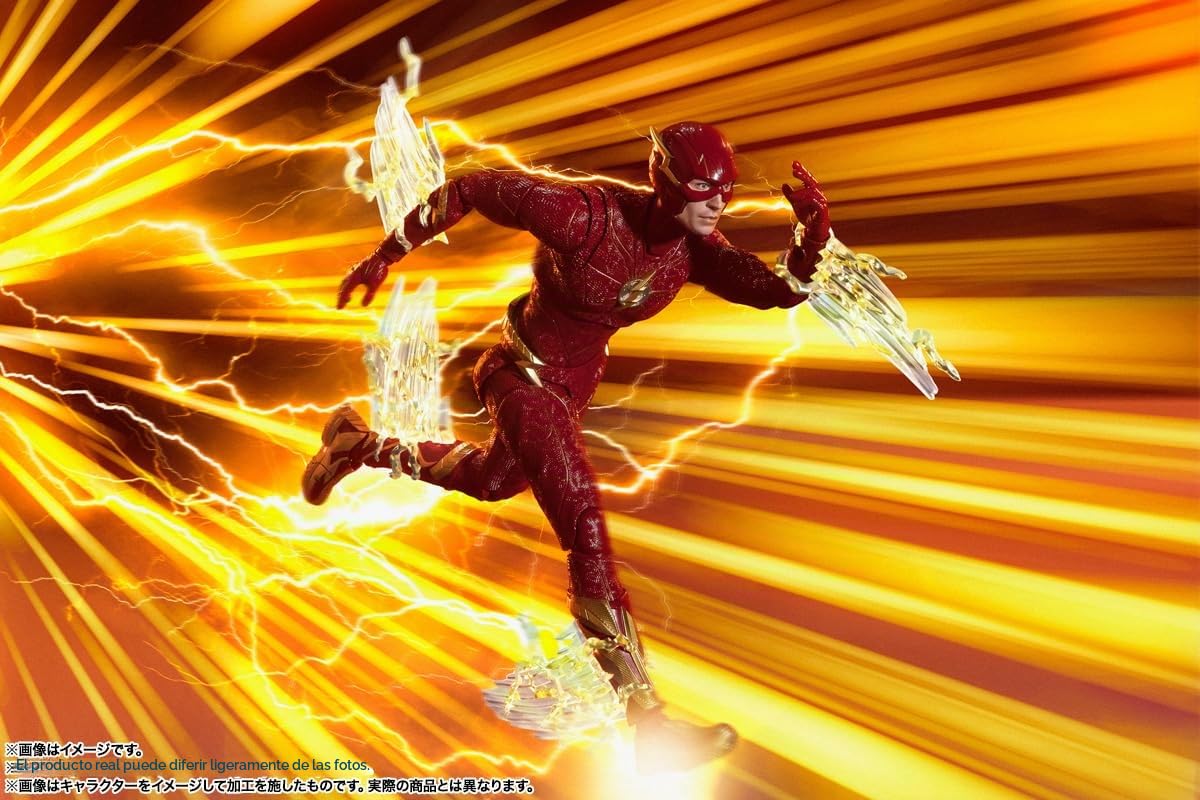 TAMASHII NATIONS Flash Fig. 15 cm The Flash SH figuarts | The Flash - Figura de acción de 6 pulgadas S.H. Figuarts - Flash