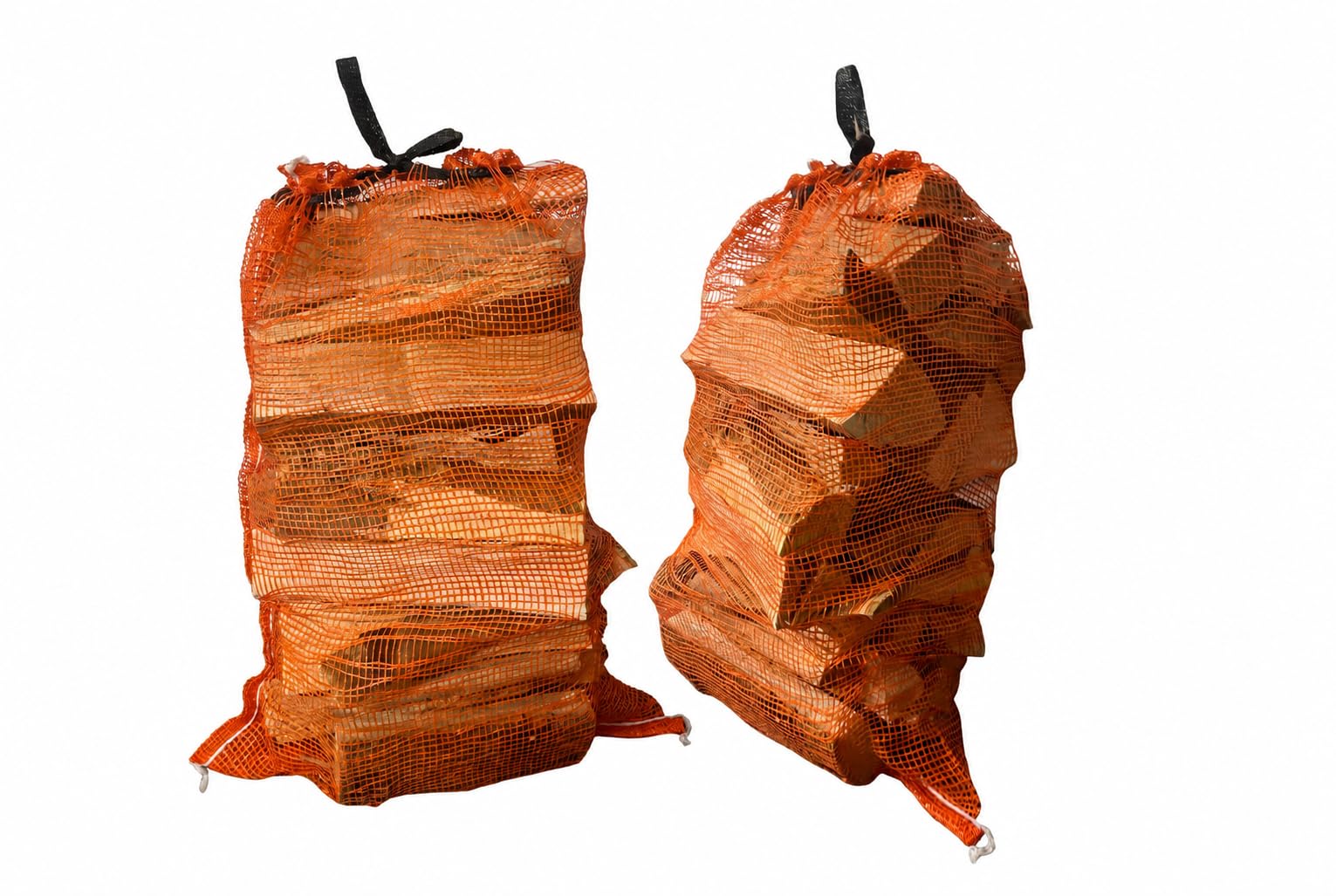 Logpile 2 x 6.5kg Nets of Kiln Dried British Slim Split Hardwood Logs
