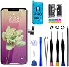 Brinonac iPhone 11 Pro Max Screen Replacement Kit, 6.5 Full HD Retina LCD Display COF Touch Screen Digitizer Assembly Set Repair Tool, Waterproof Glue, Tempered Glass