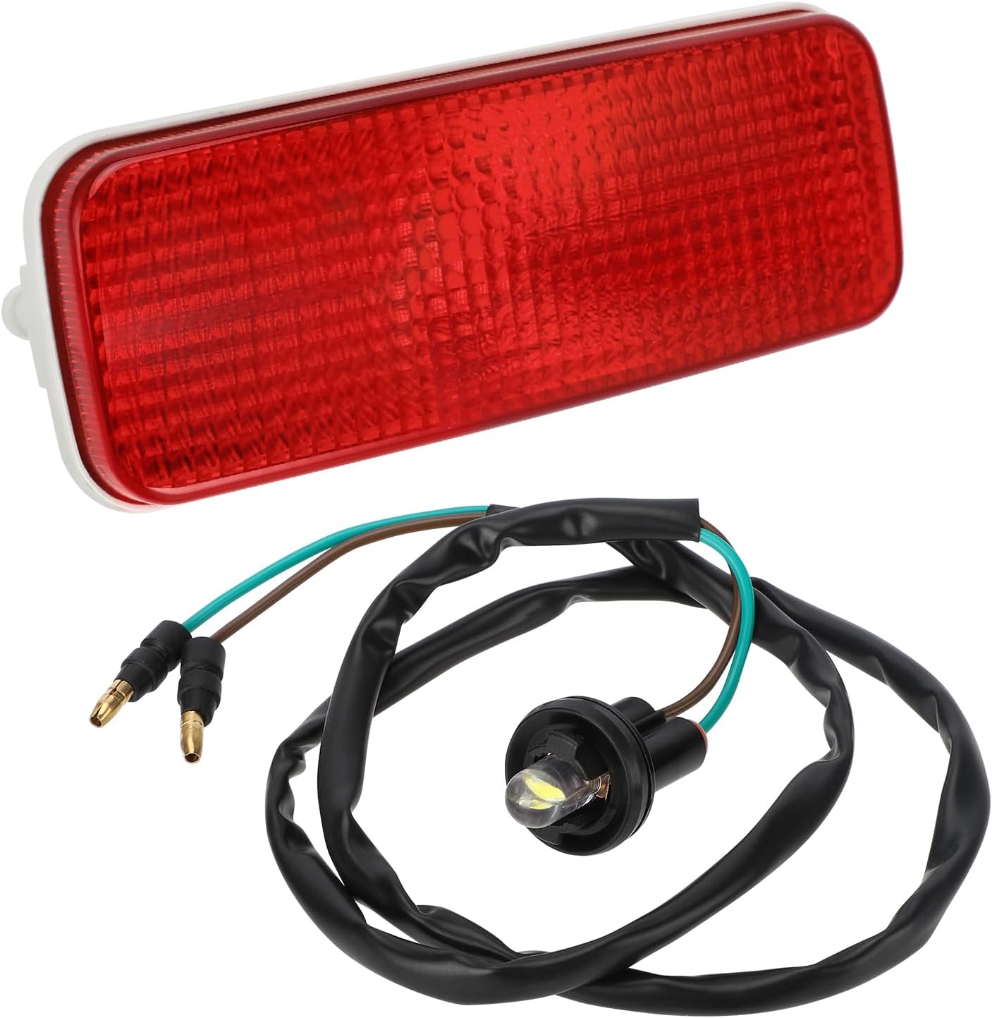 JAVIK Tail light Taillight Lens & Socket Kit for Honda FourTrax 300 TRX300 1988-1996 FourTrax 200 TRX200 1987-1997 Recon 250 TRX250TM 1997-2000 ATC125 1987