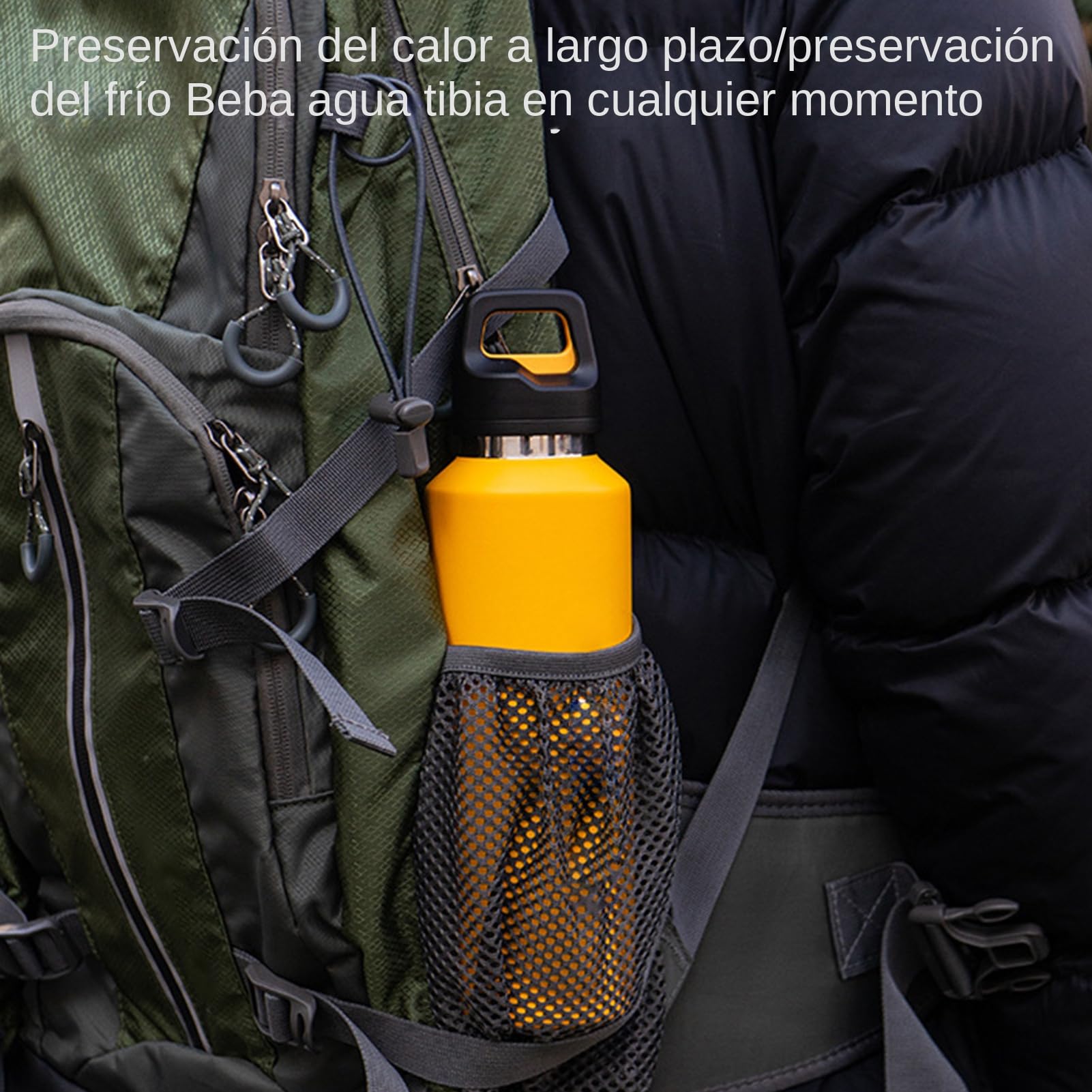 Butelka Na Wodę Ze Stali Nierdzewnej 600ml Przenośna Z Łatwym Do Otwarcia
