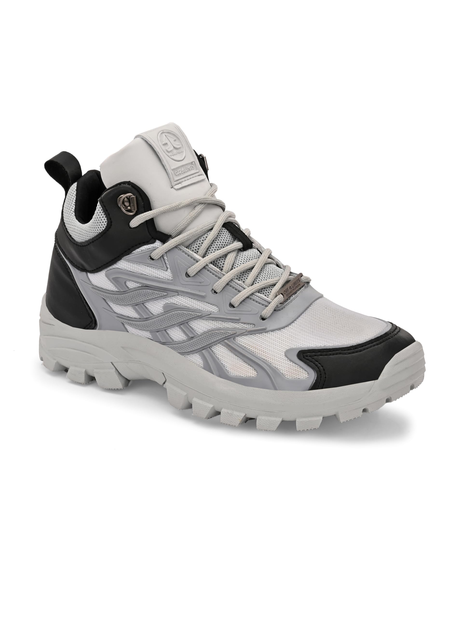 RAFTAR Men's Waterproof Hiking Shoes: Lightweight, Breathable, and Ideal for Outdoor Trekking, Mountaineering, and Trail Adventures- 8 UK