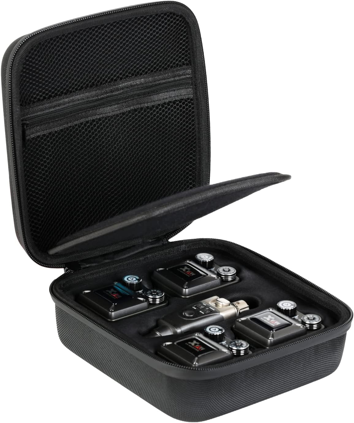 CU4R4 Hard Computer Case For U4R4 In-Ear Monitor Wireless System,Triple Hard EVA Shell (CU4R4), Black