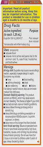 Miniatura 2 de Motrin Gotas concentradas para bebés, reductor de fiebre, ibuprofeno, sabor a bayas.5 onzas (paquete de 2)