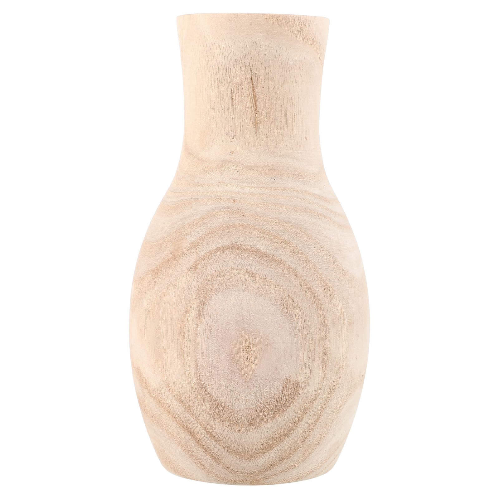 Vase en bois beige SECFOU incassable pour protéger vos tables