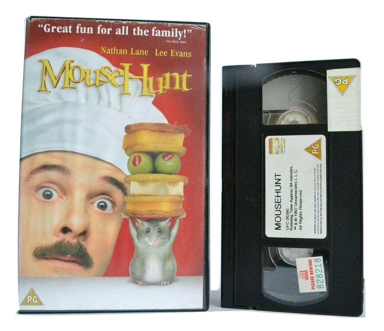 Mouse Hunt 1997 Dark Slapstick Comedy - Large Box Rental - N Lane - Pal VHS