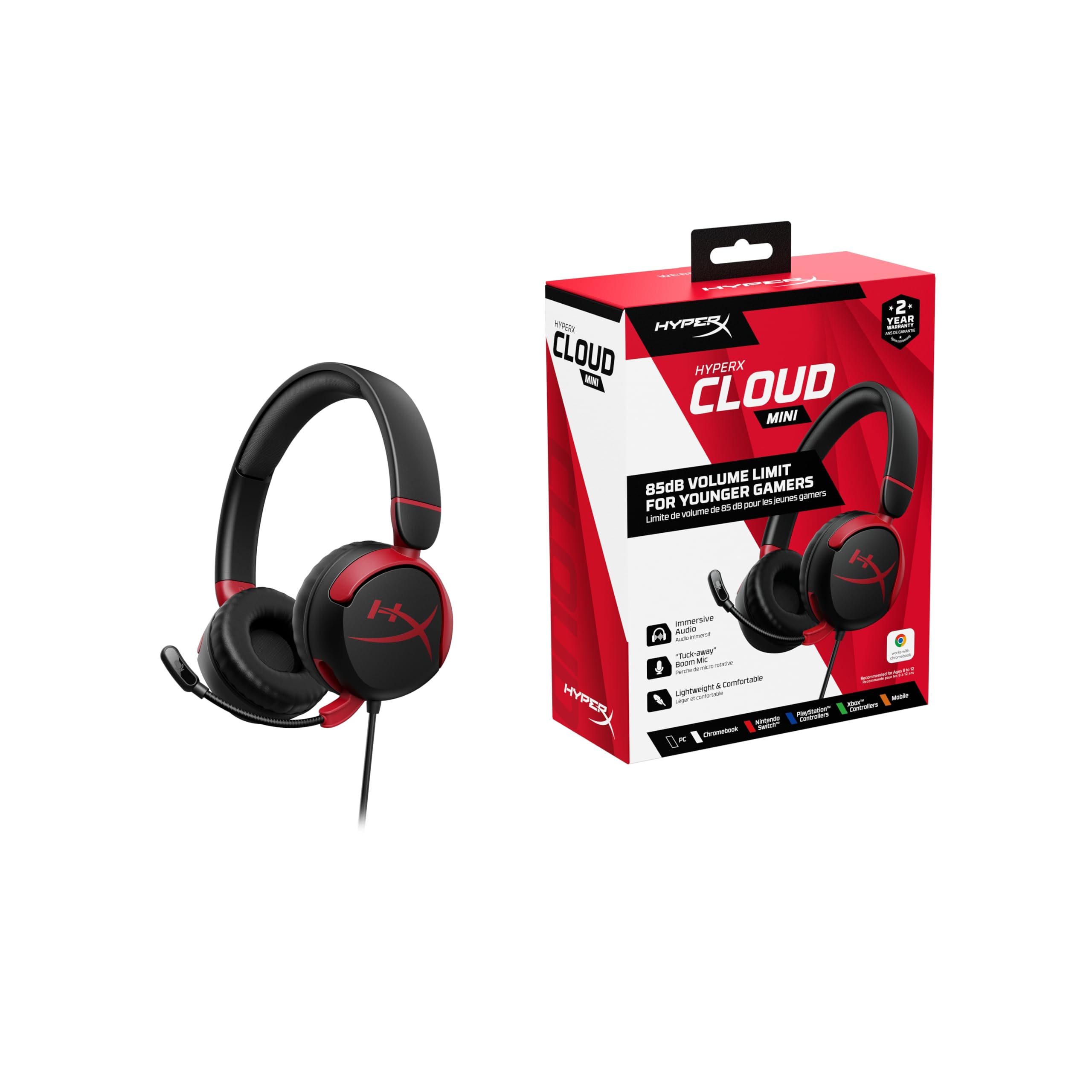 HyperX Cloud Mini Wired Black Red