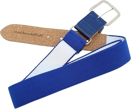 Miniatura 2 de MadSportsStuff Baseball Belt Softball Belt Adjustable - Boys Men Girls Women - Youth and Adult Sizes