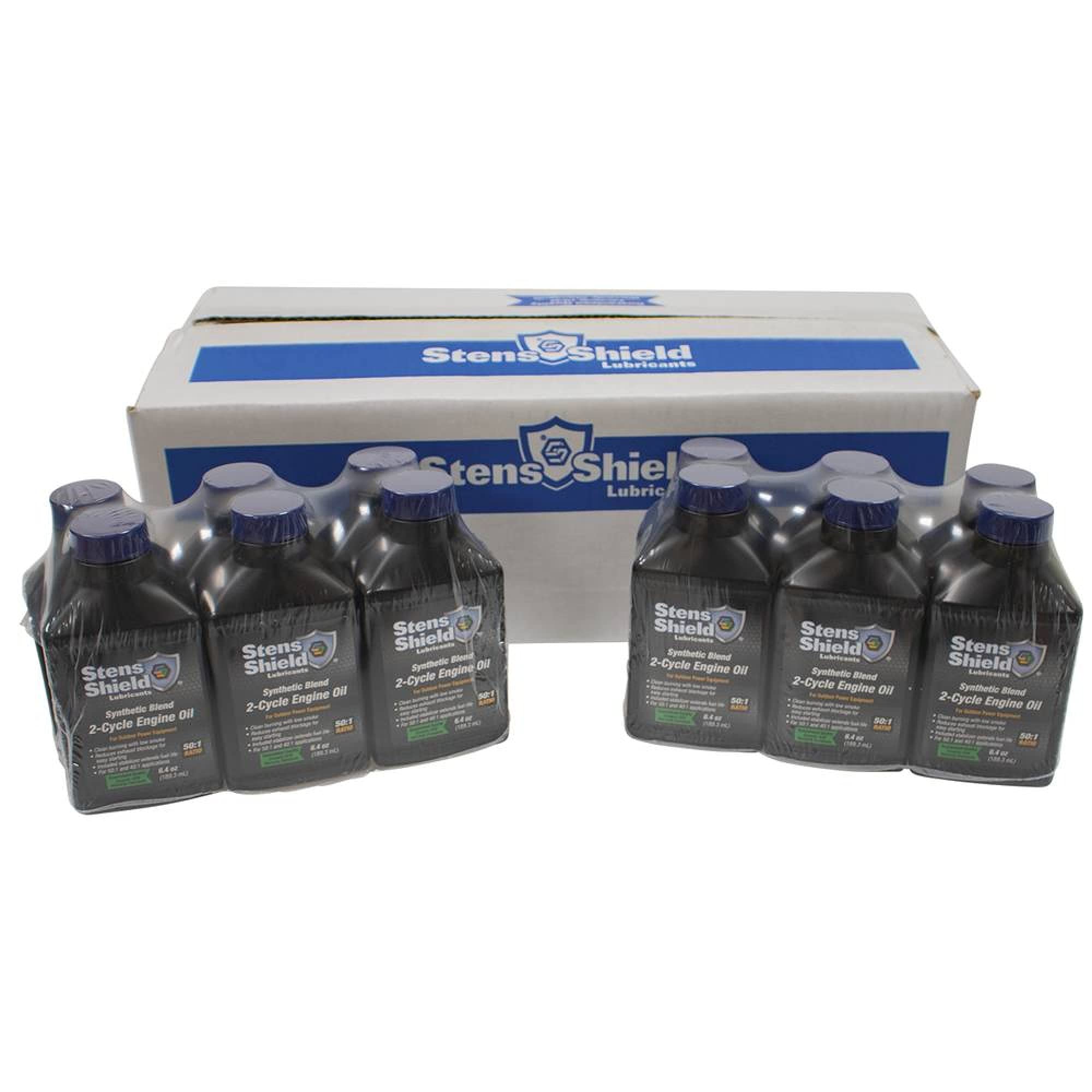 Stens 2-Cycle Engine Oil 770-646, Twenty-Four 6.4 oz. Bottles per case