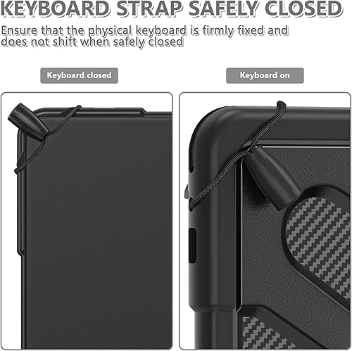 Miniatura 7 de Funda para Galaxy Tab S8 Ultra de 14.6 pulgadas, S8 Ultra Tablet Funda de 14.6 pulgadas, Funda protectora a prueba de golpes con rotación de 360 y