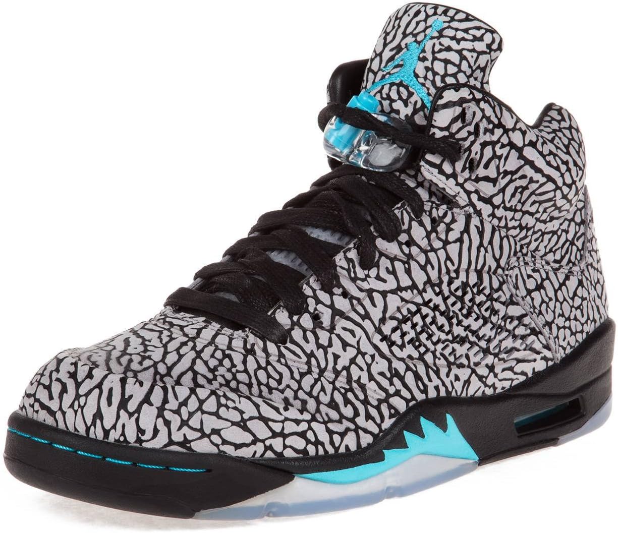 Nike Mens Air Jordan 3LAB5 Elephant Print Leather Basketball-Shoes