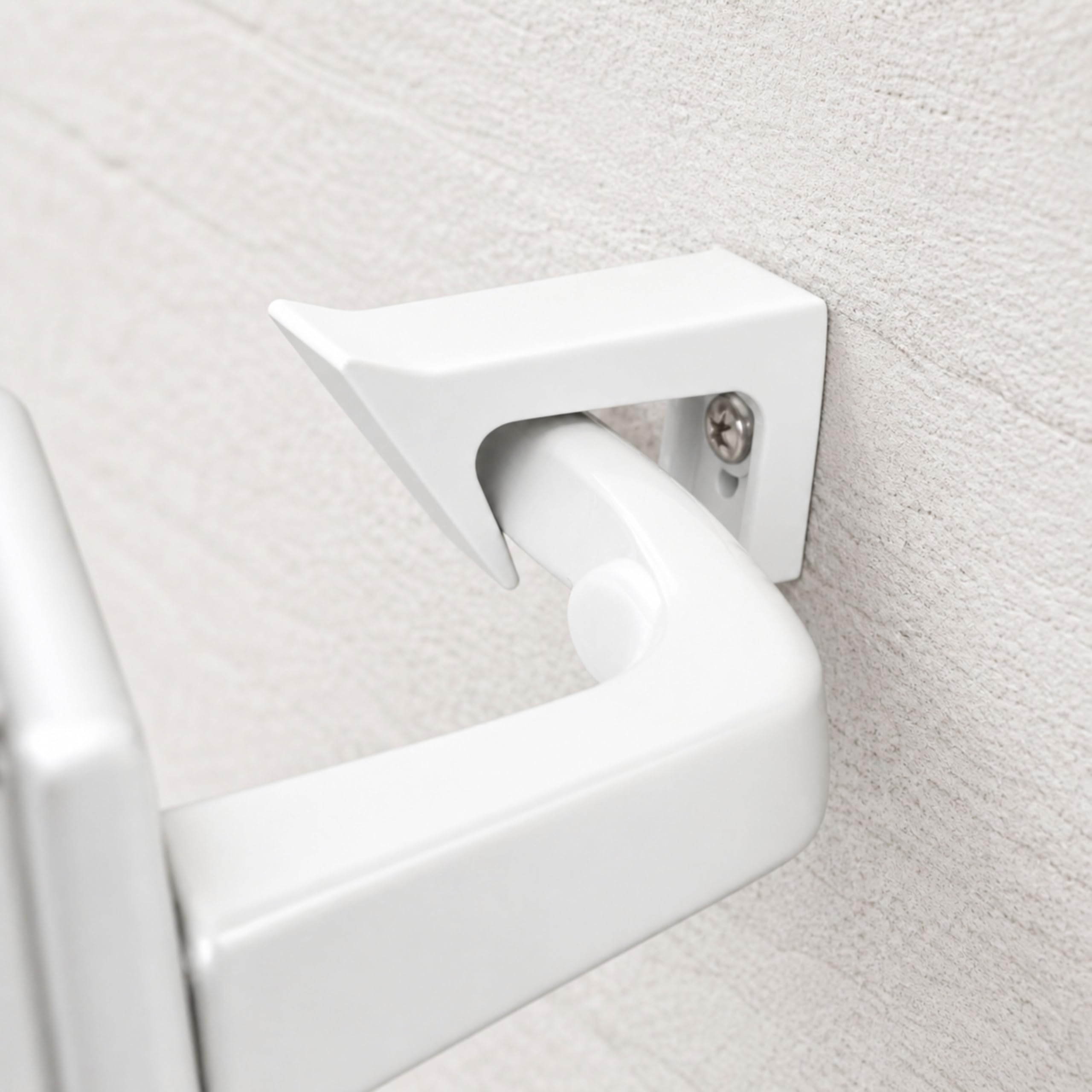 Door Stopper for Door Handle – Silent Door Handle Protection – Flexible Rubber Door Stopper Hook – Prevents Scratches & Wall Damage – Indoor & Outdoor (White)