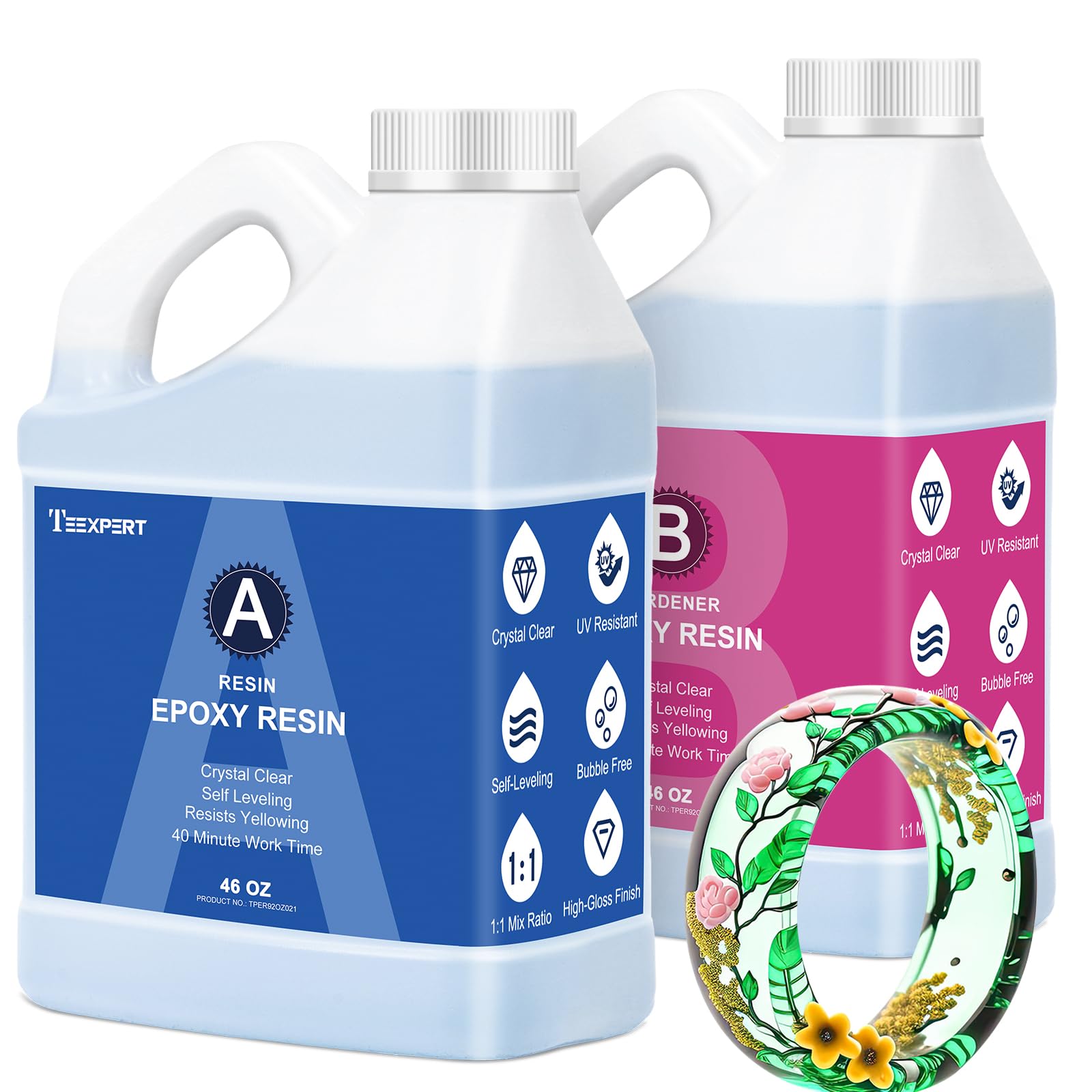 Teexpert Epoxidharz mit Härter, 92OZ