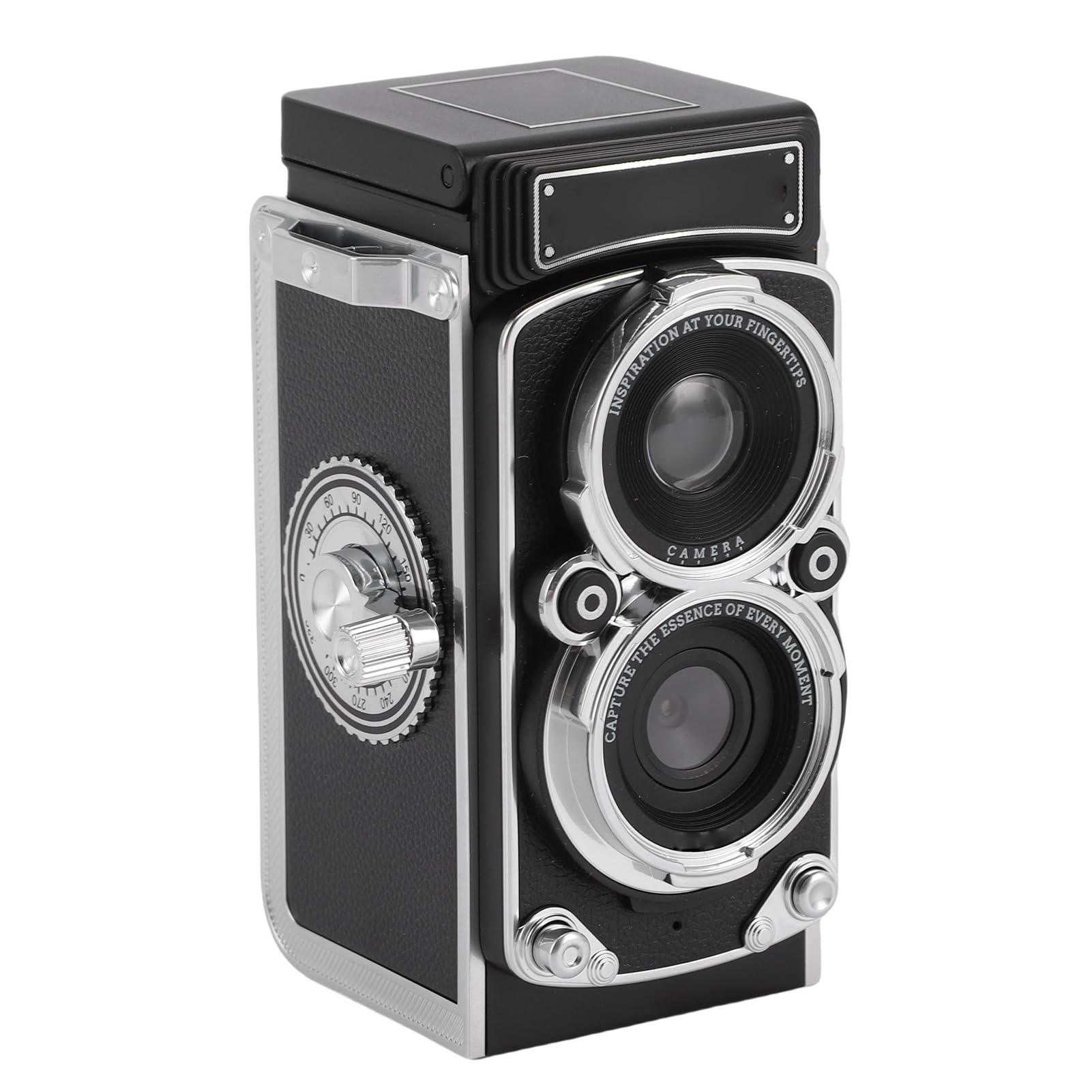 Alomejor Mini Cámara Digital Retro 12 MP 1080P HD Estilo Vintage de Doble