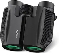 Binóculos compactos de 12 x 25 para adultos - Binóculos leves para crianças - Binóculos com visão clara para observação de pássaros, viagens, observação da vida selvagem e atividades ao ar