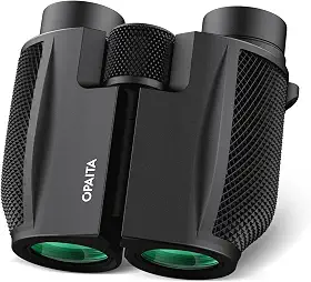 Binóculos compactos de 12 x 25 para adultos - Binóculos leves para crianças - Binóculos com visão clara para observação de pássaros, viagens, observação da vida selvagem e atividades ao ar