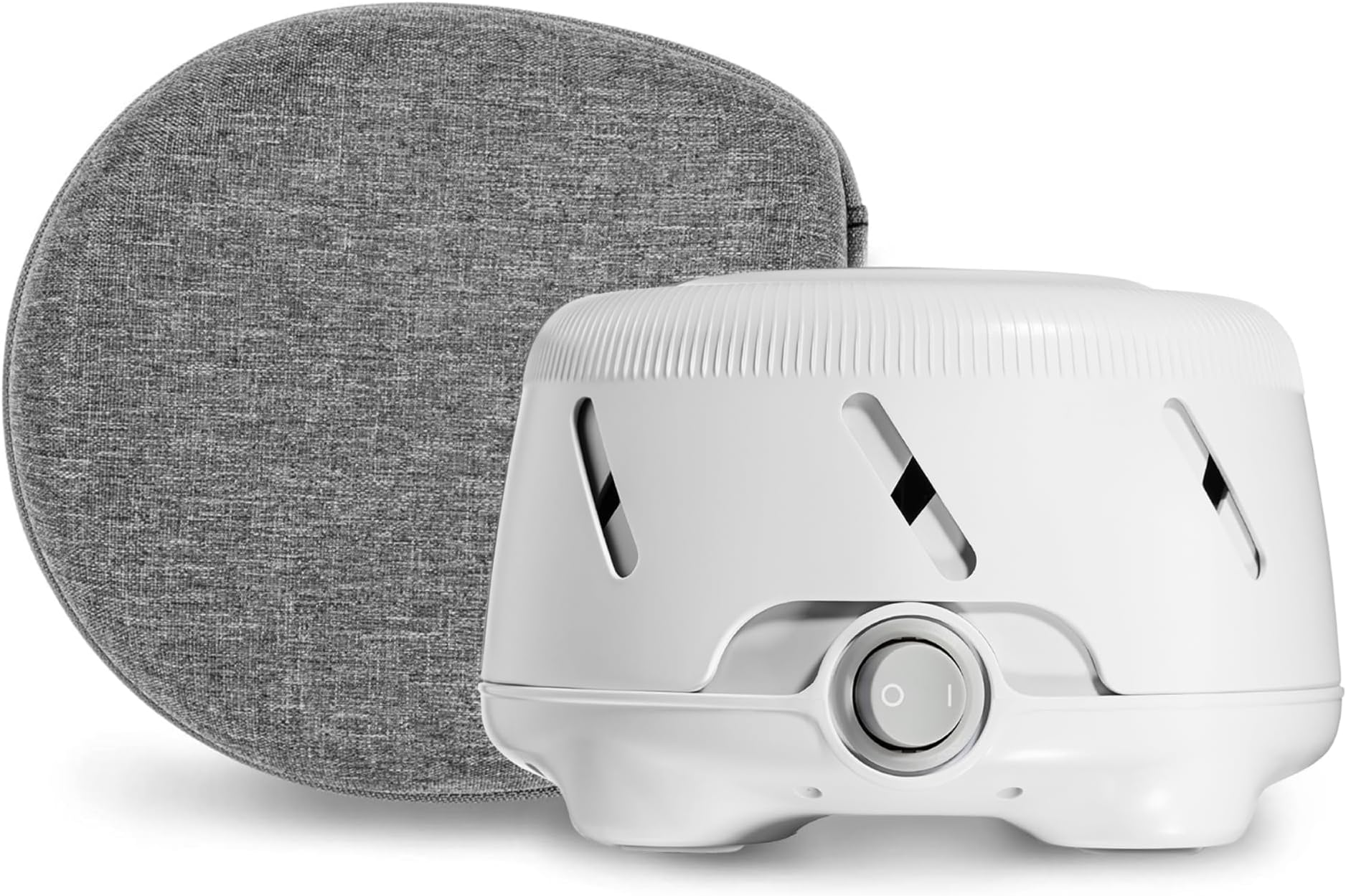 Dohm Uno Sound Machine & Travel Case, Real Fan Inside for Non-Looping White Noise, Home & Office Privacy, Sleep Therapy for Adults & Baby, 2 Piece Set
