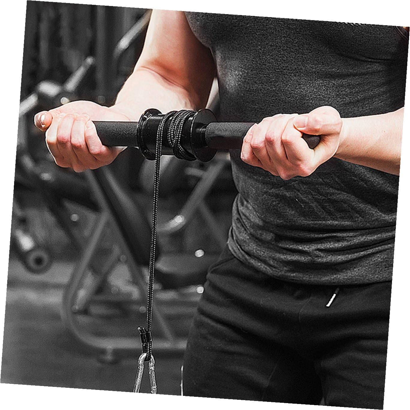 VICASKY Armkrafttrainer aus Metall und Kunststoff Belastbar bis Tragbares Fitnessgerät für Unterarm Armmuskulaturtraining zu Hause Geeignet für Krafttraining von Sportlern und Kletterern