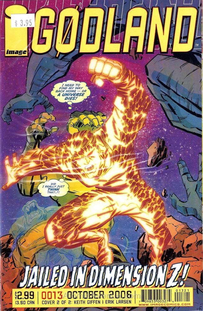 Amazon.com: Godland #13A VF ; Image comic book | Keith Giffen/Erik