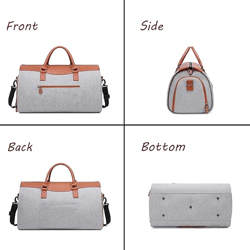 Miniatura 3 de BUG Bolsas de ropa, bolsa de ropa convertible con correa para el hombro, compartimento para zapatos, bolsas de viaje de transporte, bolsa de lona de