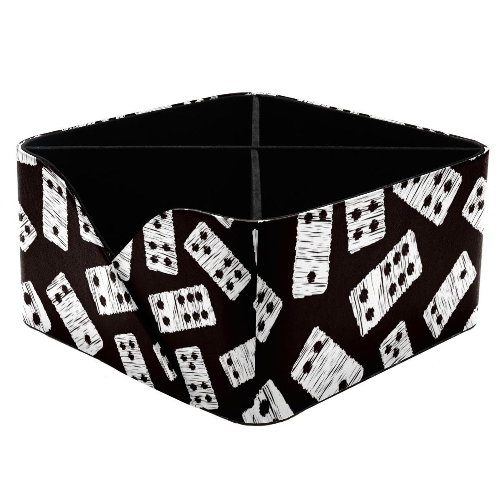 Organiseur de bureau pour cartes de jeu Domino avec 4 compartiments et rangements de fournitures