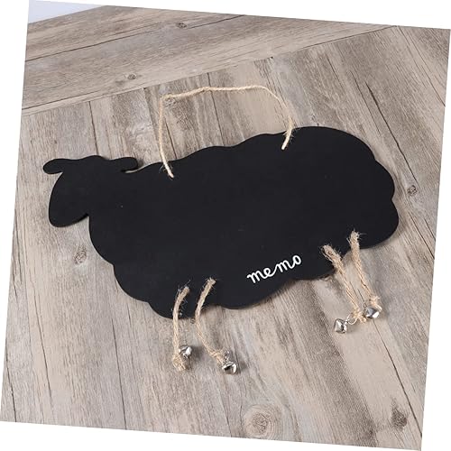 Miniatura 5 de NUOBESTY 2pcs Double Sided Hanging Blackboard Hanging Chalkboard Tags memo Blackboard Chalkboard Buffet Sign pizarrones para niños Mini Chalkboard