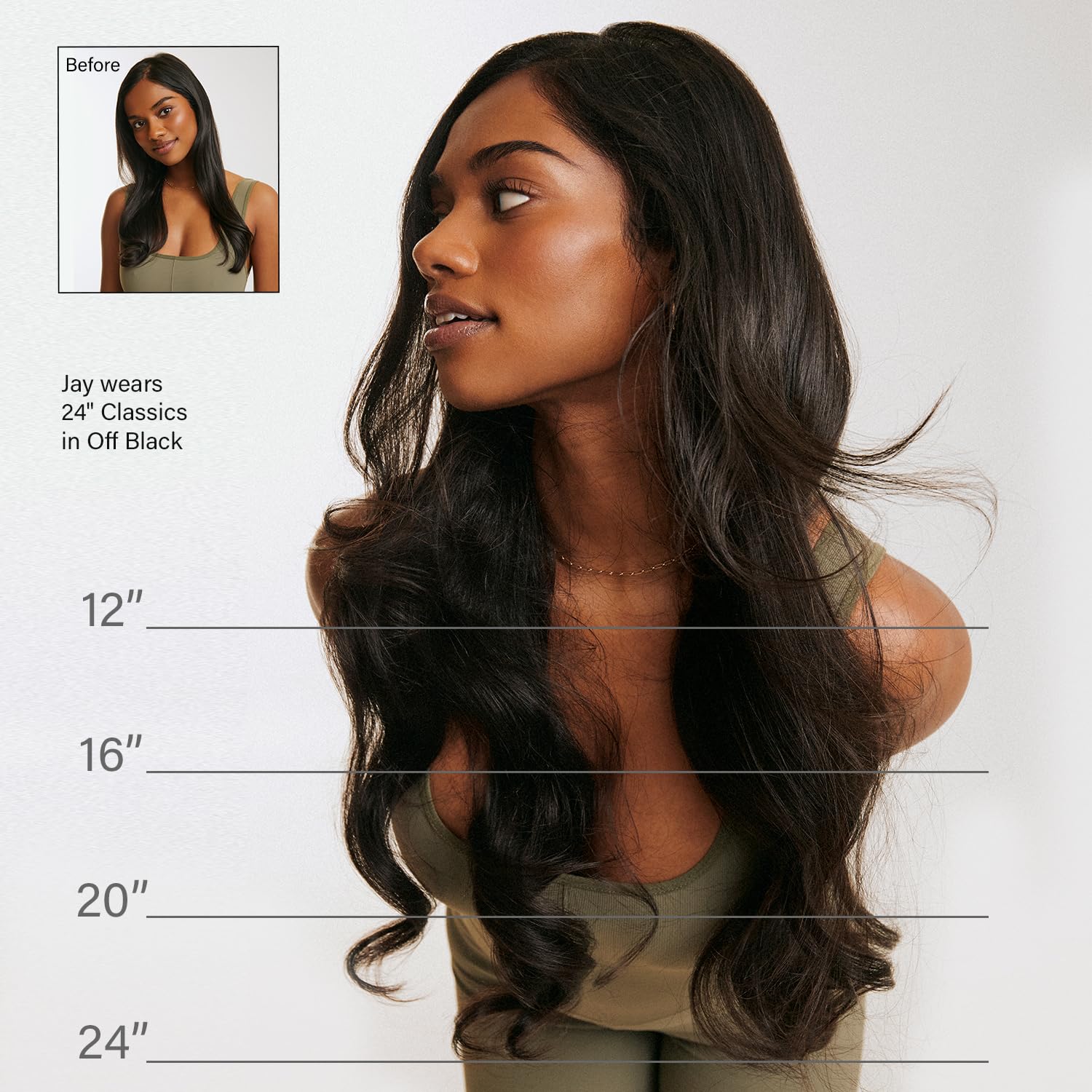 Amazon.com : Luxy 100% Remy Human Hair - Seamless Clip-In 