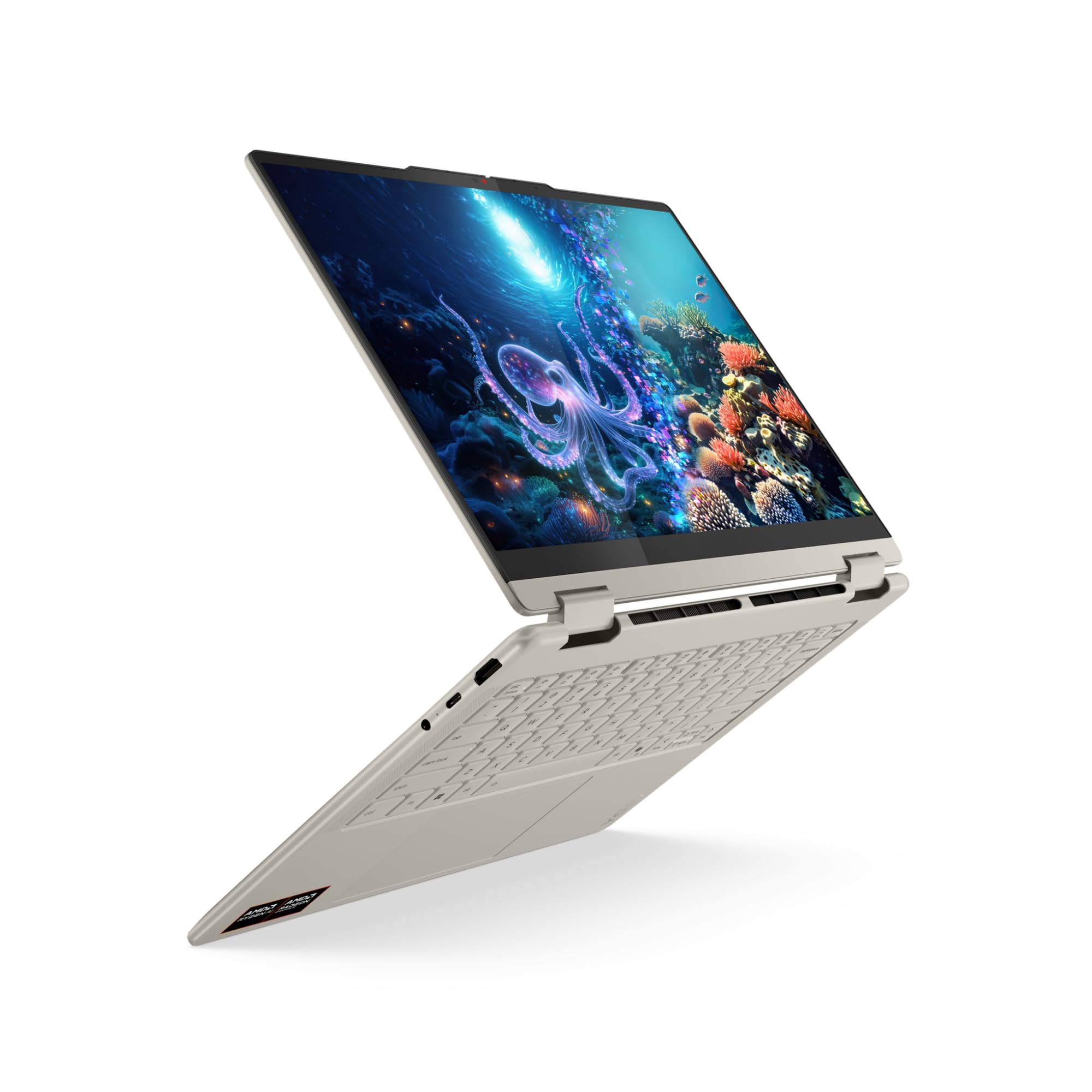 Lenovo Yoga 7 2-in-1 Convertible, 83JR002VGE, 14 Zoll 2.8K OLED Touch-Display, AMD Ryzen AI 7 350, 16GB LPDDR5x RAM, 1TB SSD, Windows 11 Home