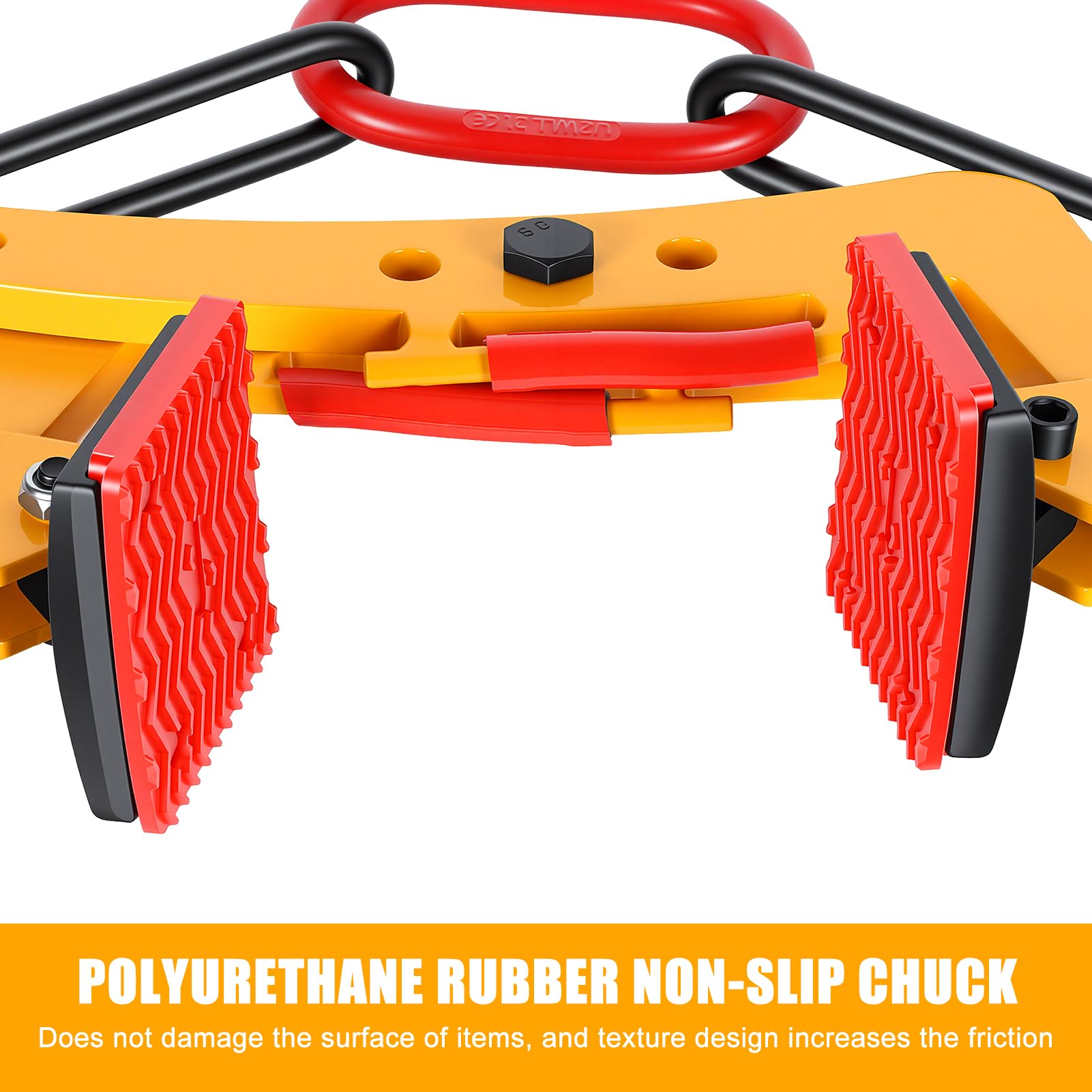 Plattenheber, Pflastersteinheber, 350kg Hebezange Bordstein Steingreifer Versetzzange Bordsteinträger Treppenstufenzange Pflasterzange Steinklemme Zange Werkzeug Einstellbare 5-15 CM