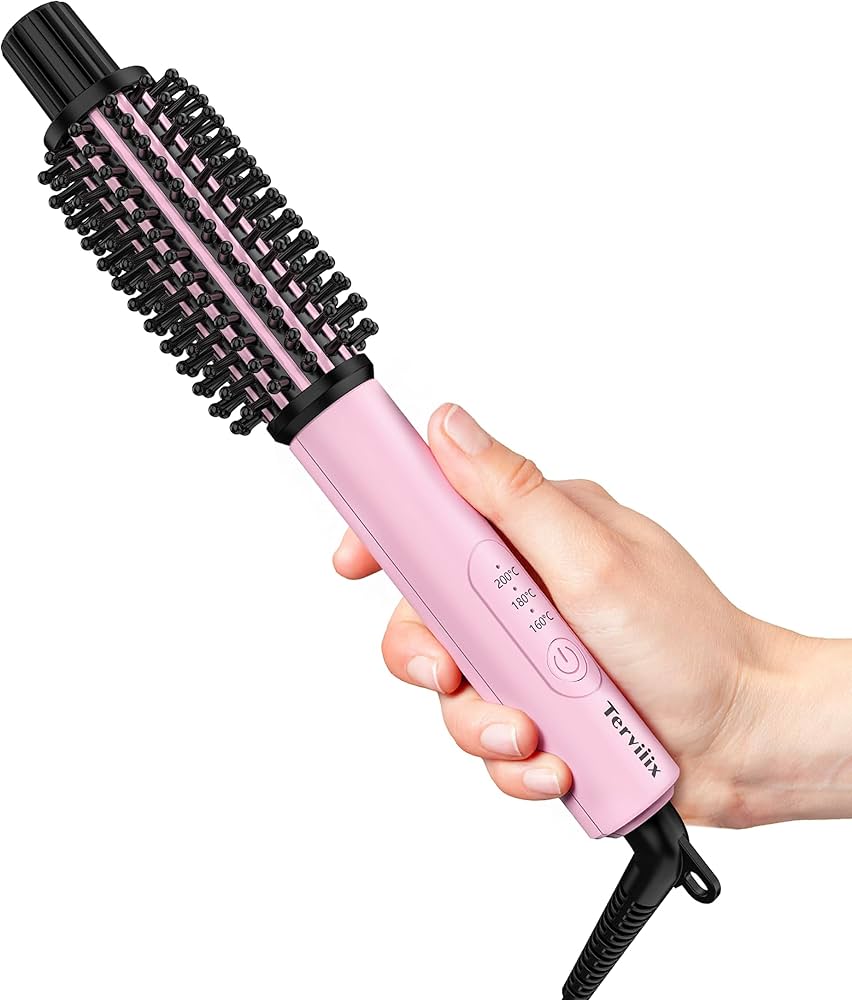 Amazon.co.jp: Terviiix 持ち運び ミニカールブラシ 25mmバレル ミニ