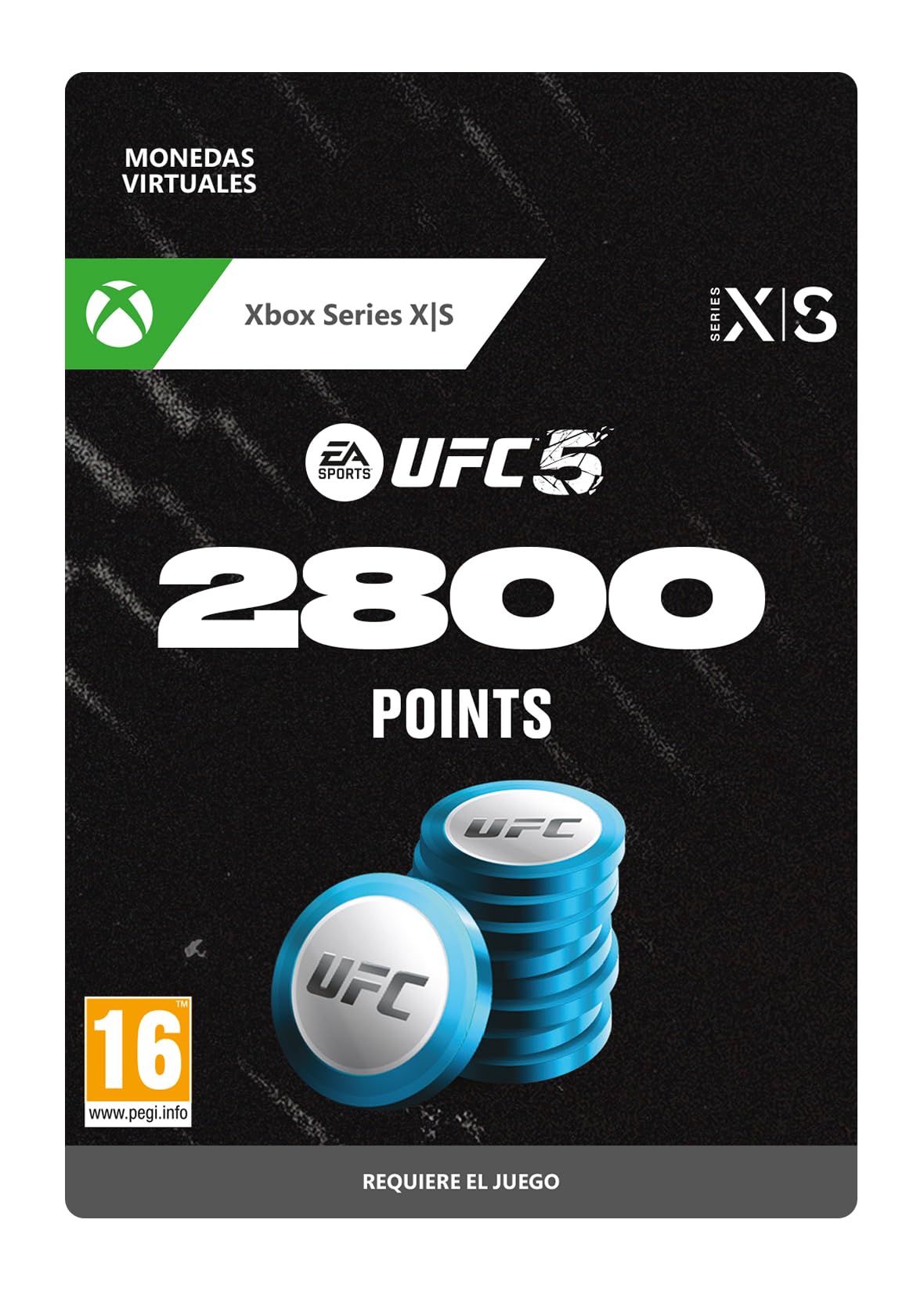 UFC 5 : 2800 POINTS | Xbox Series X|S - Código de descarga
