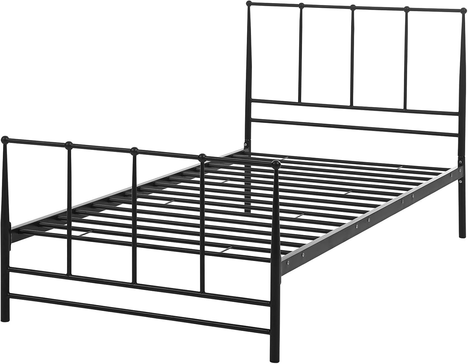 Estate Full Steel Platform Bed + Expert Guide Home & Kitchen