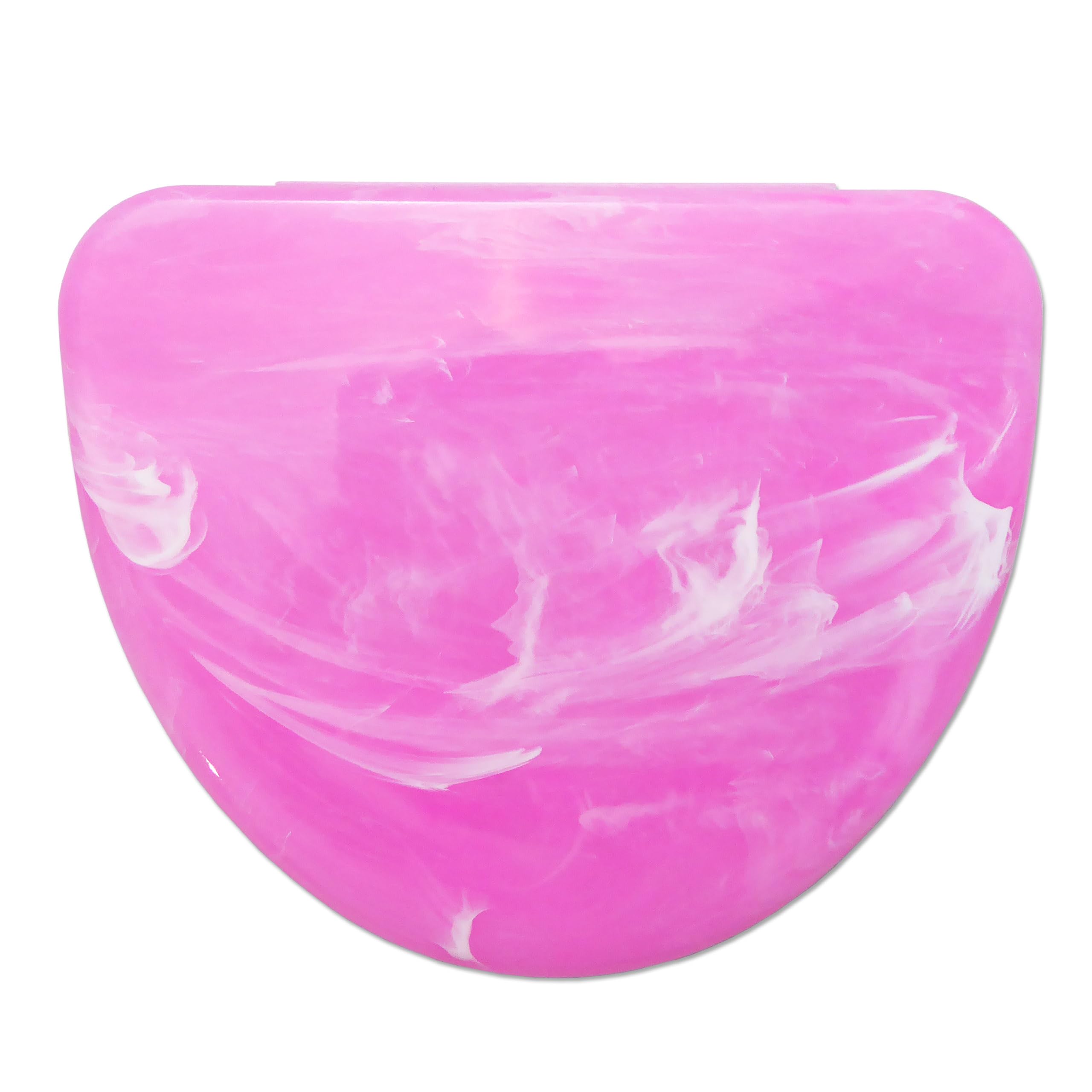 Ortodóncico fundas dentales delgadas mármol retenedores bandejas blanqueamiento dentaduras rosa morado