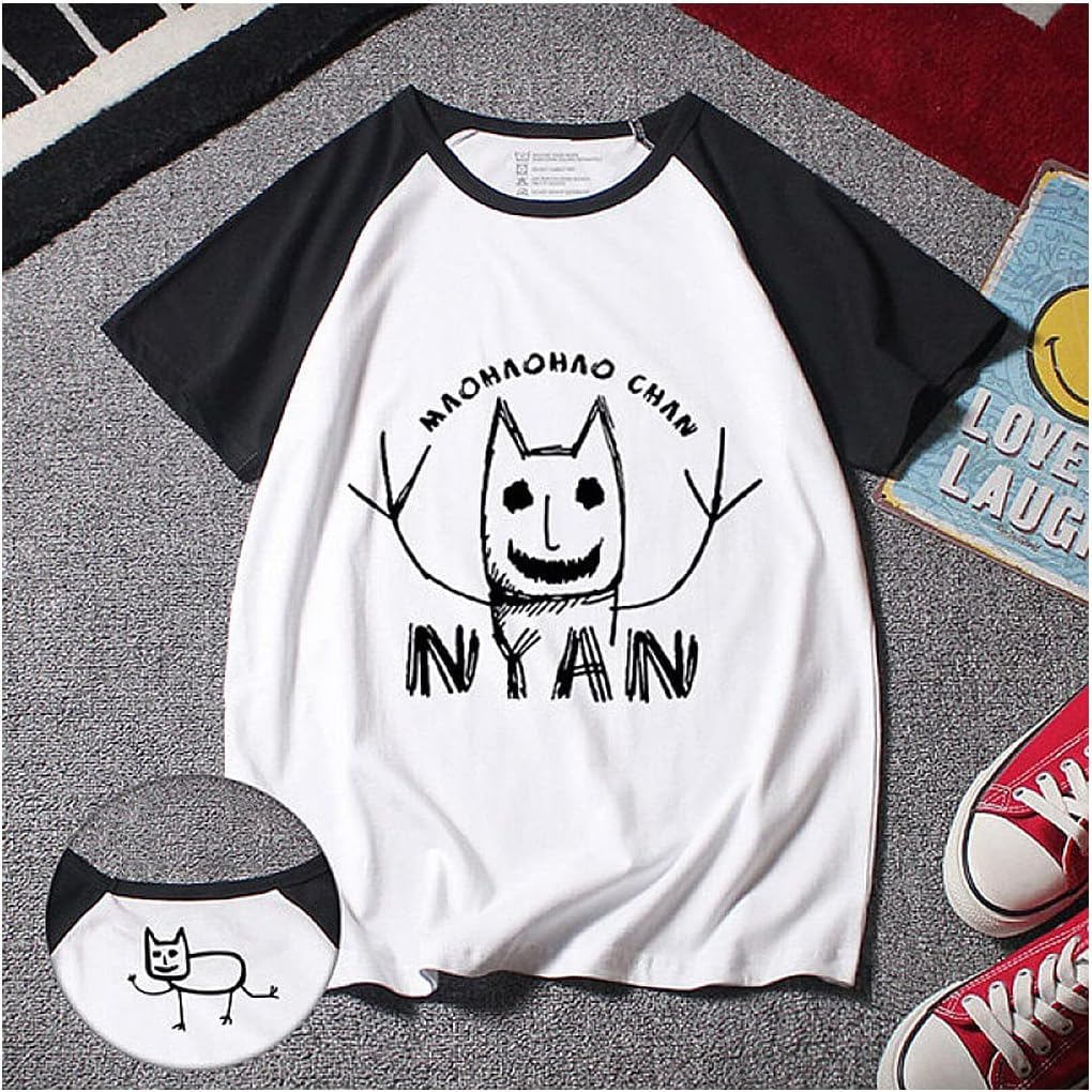 Amazon.co.jp: Tシャツ 鬼灯の冷徹 半袖 ほおずき 猫好好 (まお