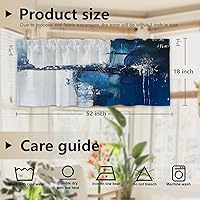 Vista 1067 de Cenefas de cocina modernas con patrón de cobre marrón dorado para ventanas, cenefas opacas abstractas de marcas de arañazos y cortinas opacas