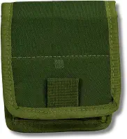 Porta Algemas Universal Modular Colete Cinto Caki Verde Pt