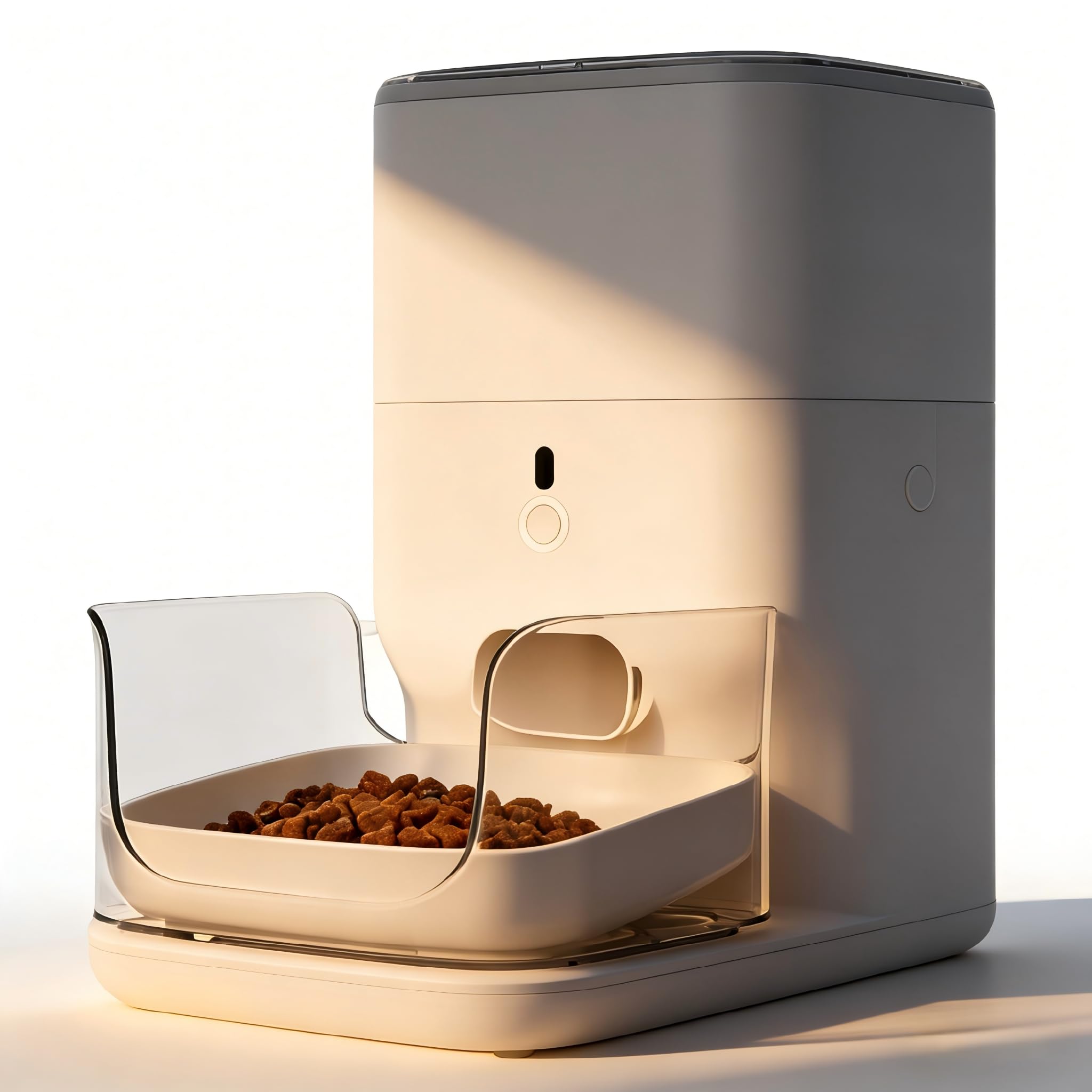 CATLINK Comedero automático para gatos, informe de salud de los gatos, 4 litros de capacidad, alimentador con WiFi, salida de comida para gatos temporizada, detecta varios gatos