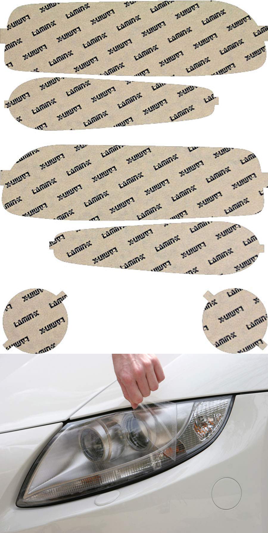 Lamin-x Custom Fit Clear Headlight Covers for GMC Yukon Denali (02-06)