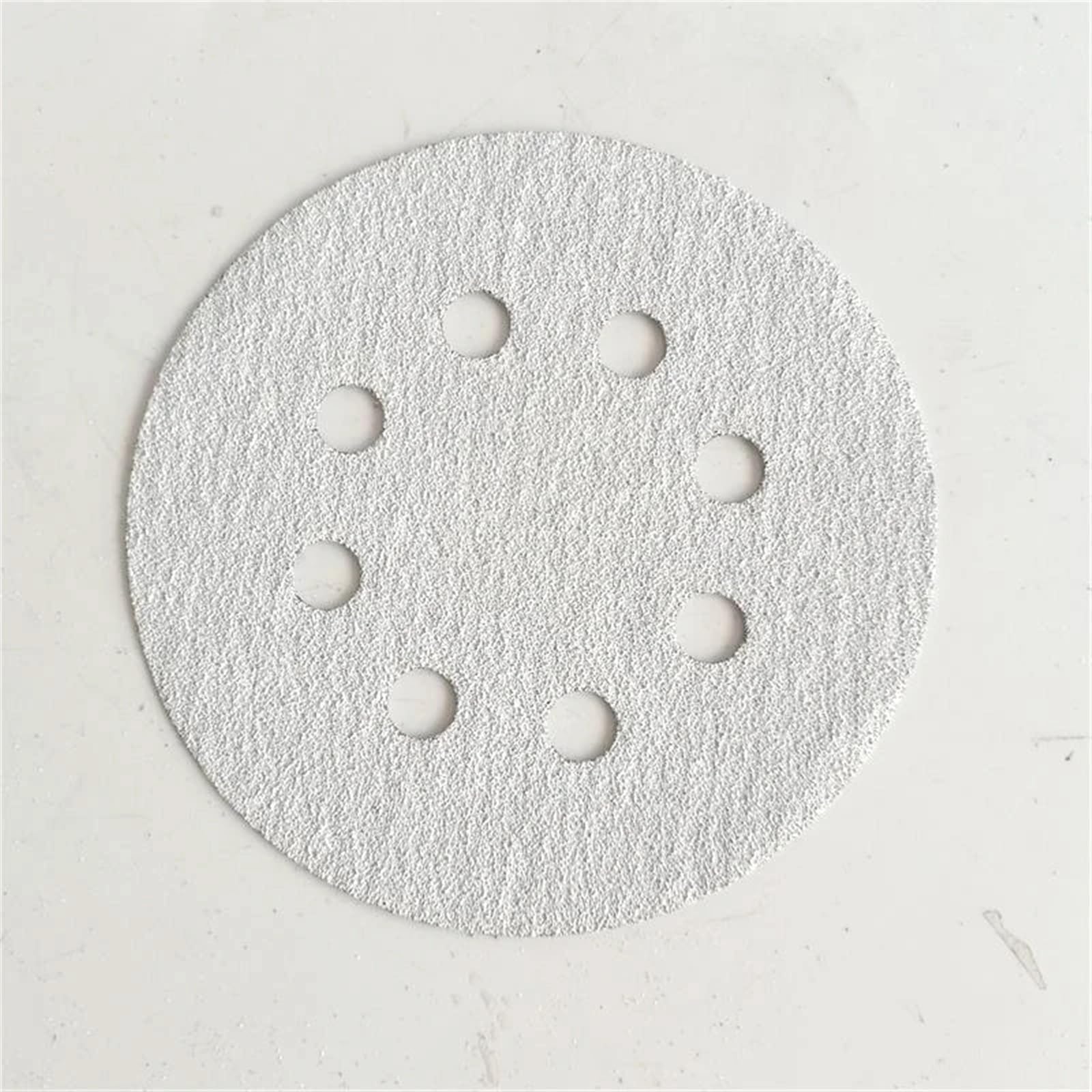 Dischi Abrasivi 5 "8 Fori Floccaggio Pezzo di Carta Vetrata Rettificatrice Pneumatica Disco 125 MILLIMETRI Disegno Sabbia Autoadesiva(20PcsP80)