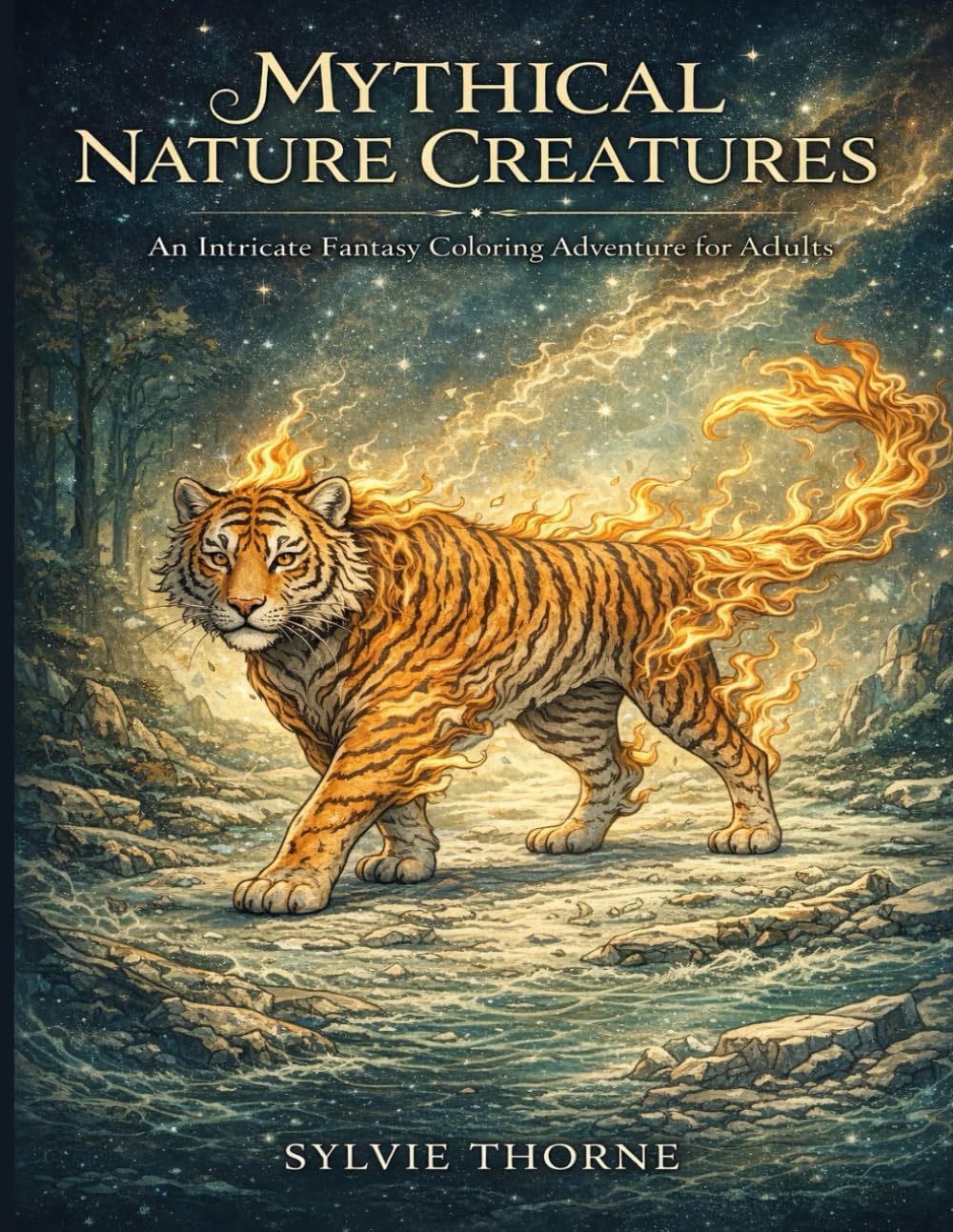 Mythical Nature Creatures: An Intricate Fantasy Coloring Adventure for Adults