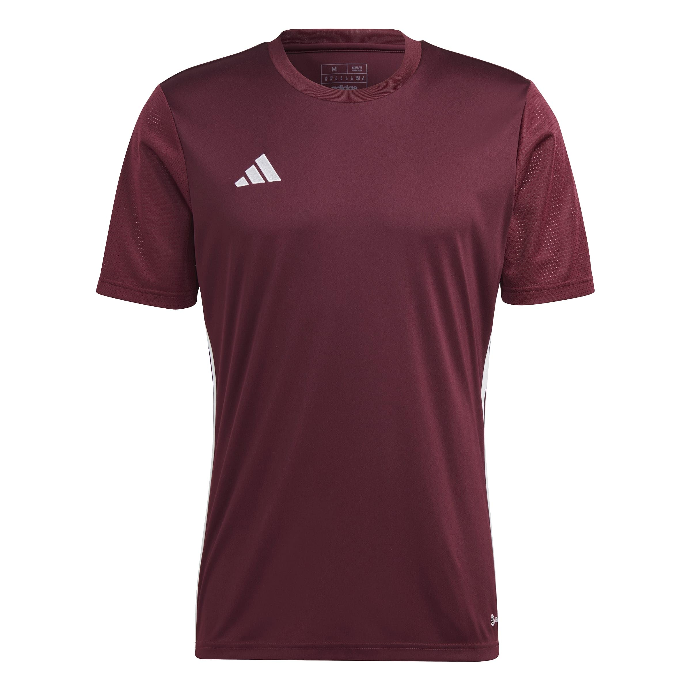 adidas Men's TABELA 23 Jersey, Team Maroon 2/White, XL